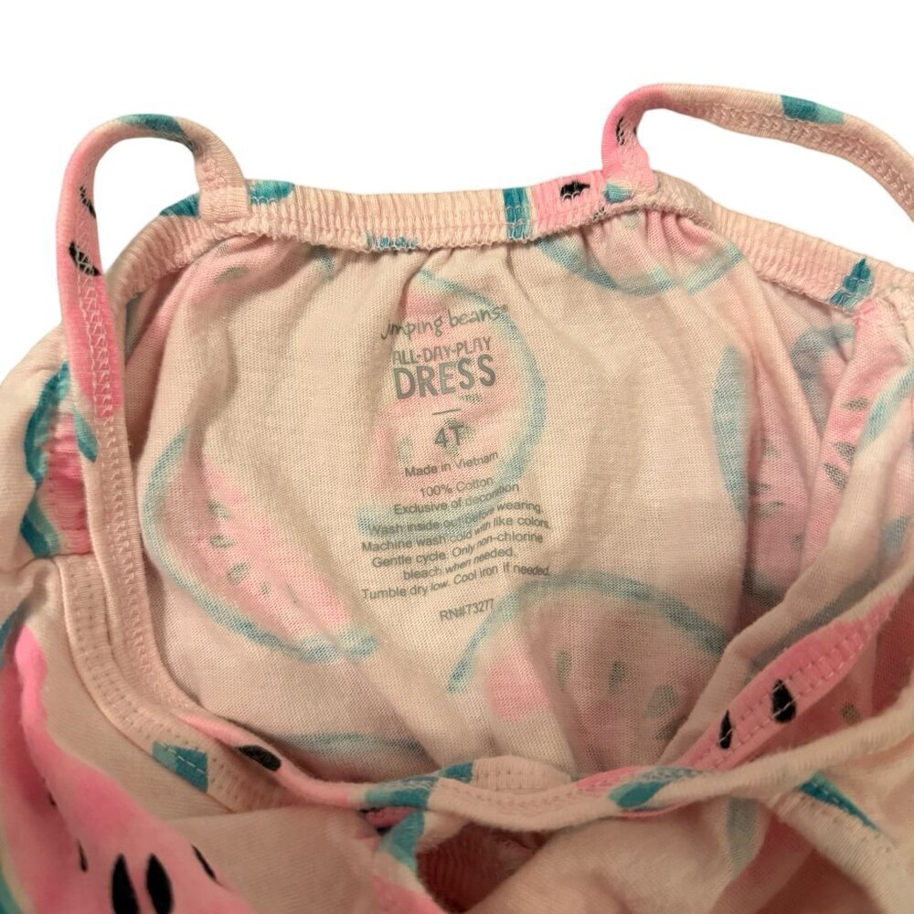 Jumping Beans Watermelon Print Romper - Size 4T - Picture 4 of 5